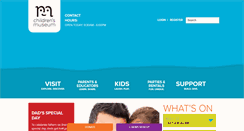 Desktop Screenshot of childrensmuseum.com